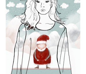 Bio Jersey Lillestoff - Weihnachtsmann